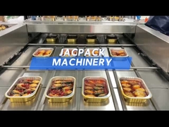 Автоматическая машина для уплотнения подносов для свежего мяса и сыра с эргономичной и безопасной конструкцией