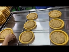 Линейная пищевая тарелка уплотнительная машина настраиваемая форма и дизайн для большой диаметр паллет