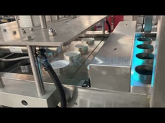 Линейная машина для заполнения и уплотнения йогуртных чашек для детей